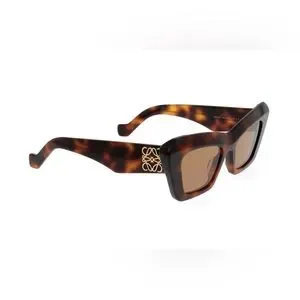 Authentic Loewe Cat Eye Sunglasses in Havana/Brown Solid (LW40036I) Loewe Eyewear Women main image 4